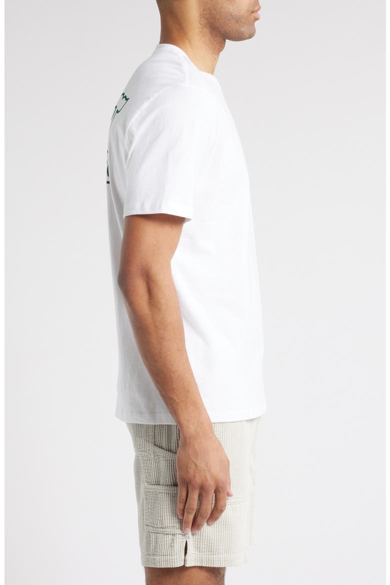 Golf Flag Cotton Graphic T-Shirt, Alternate, color, WHITE CAP