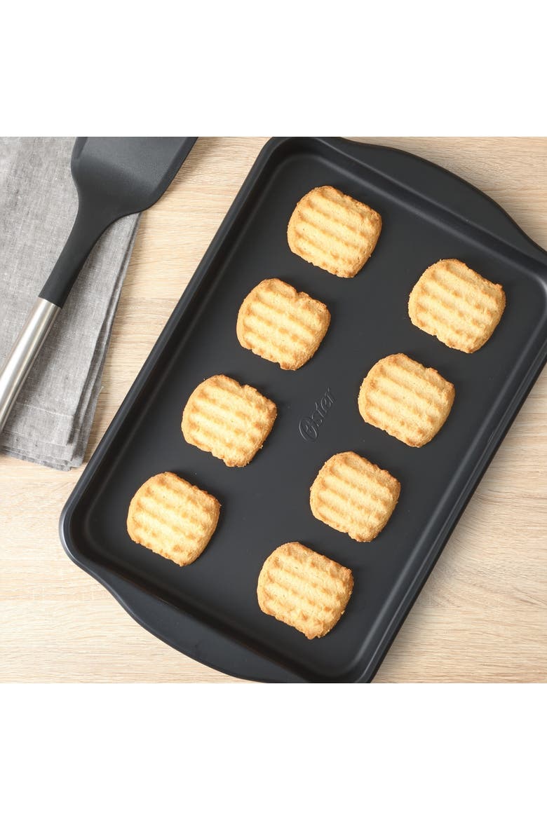 Teston Platinum Collection 18x15 Inch Nonstick Carbon Steel Cookie Sheet, Alternate, color, Black