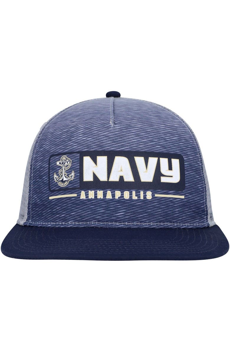 COLOSSEUM Men's Colosseum  Navy/Gray Navy Midshipmen Snapback Hat, Alternate, color, Navy