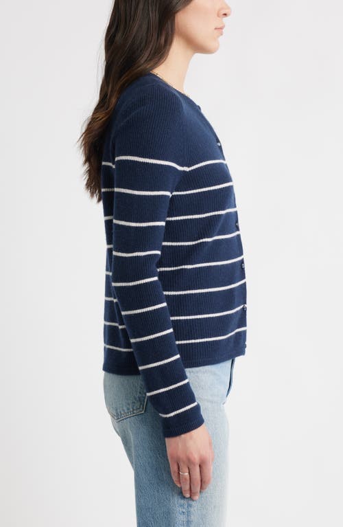 Caslonr Caslon(r) Wool & Cashmere Cardigan In Blue
