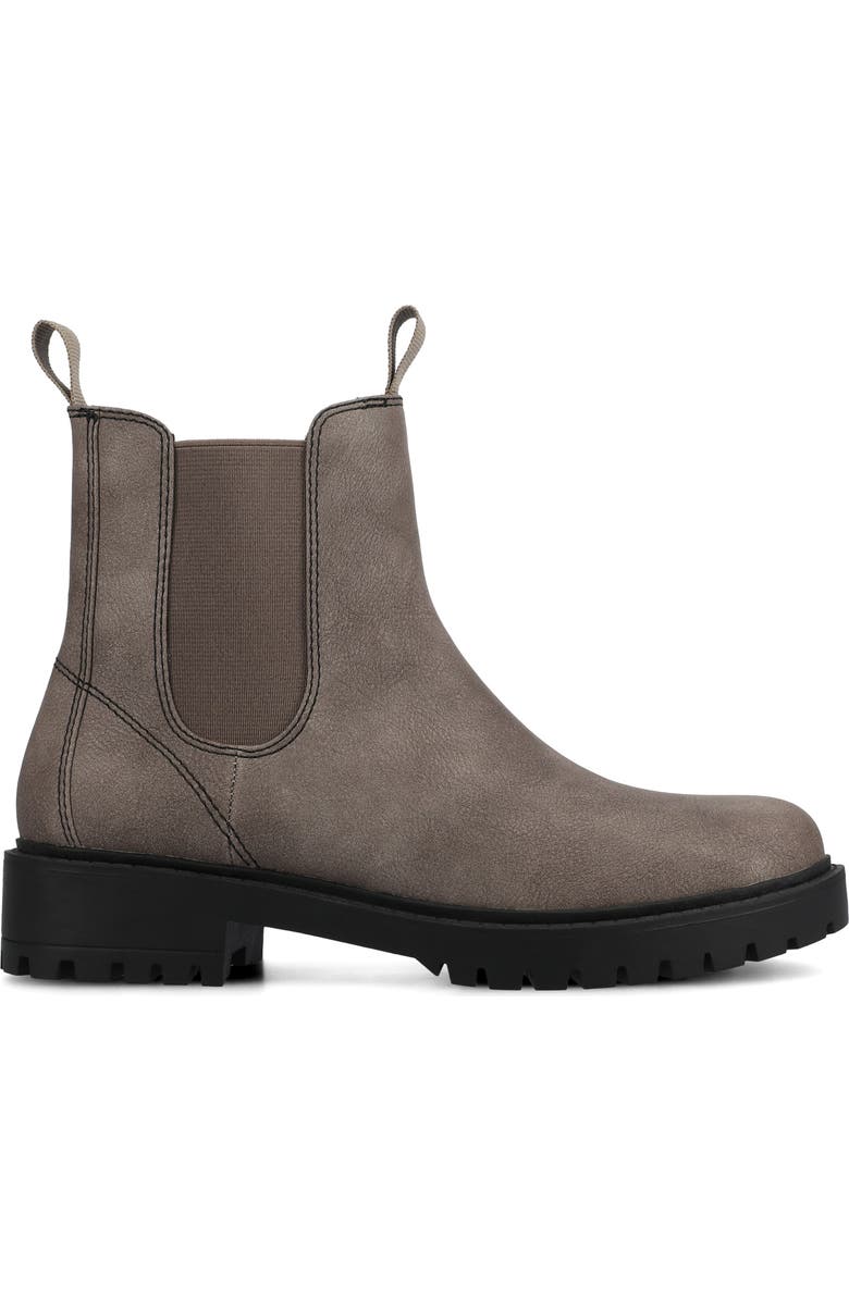 Journee Collection Blanche Chelsea Boot, Alternate, color, Vintage/ Grey