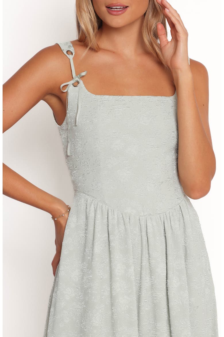 Marcelline Jacquard Maxi Dress, Alternate, color, SAGE