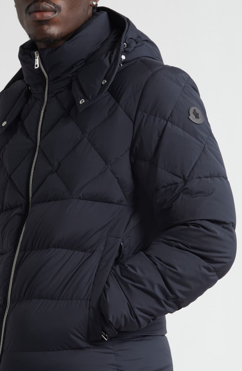 Moncler Cecaud Down Puffer Jacket, Alternate, color, Navy