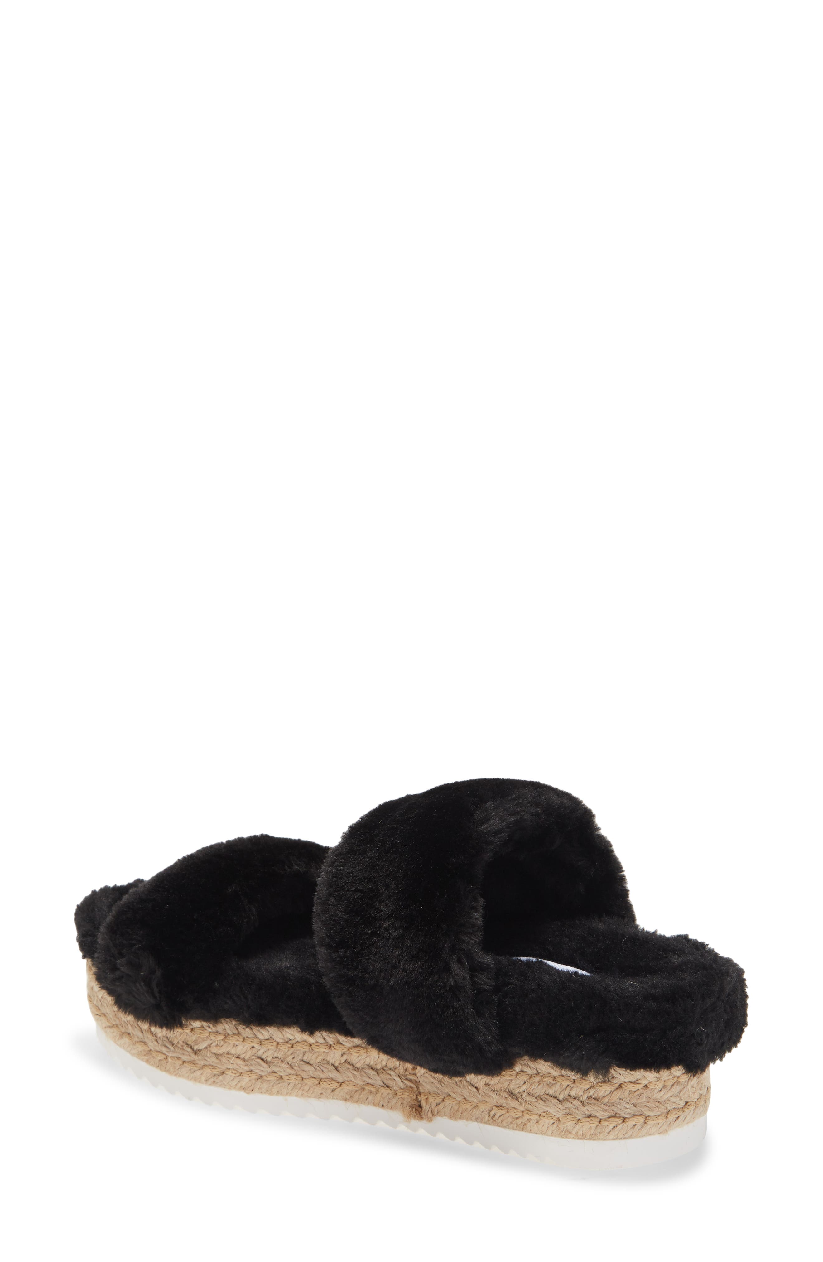 Steve Madden Katana Faux Fur Platform Slipper, Alternate, color, 