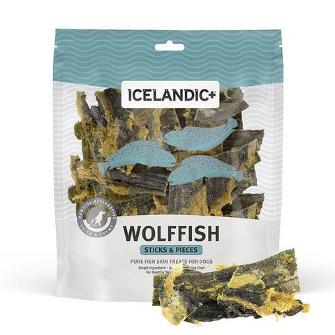 Wolffish Skin Dog Treat 9Oz