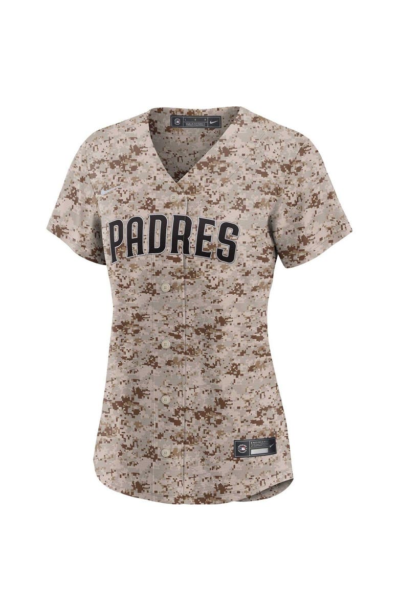 Nike Women's Nike Juan Soto Camo San Diego Padres USMC Alternate Replica Player Jersey, Alternate, color, 