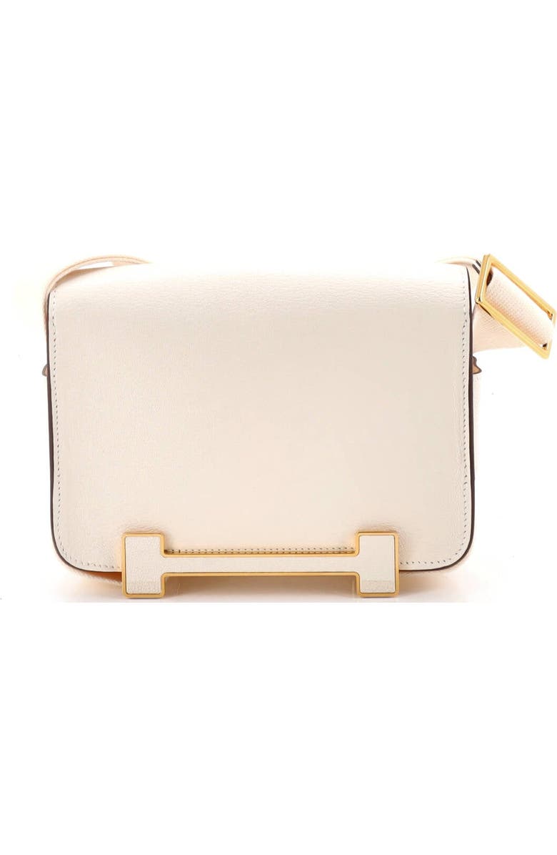 Pre-Owned Hermes Geta Bag Chevre Mysore, Alternate, color, Nata