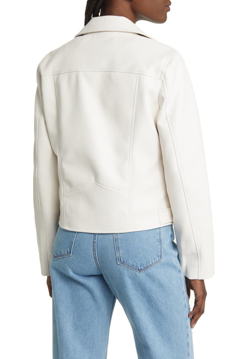 Faux Leather Moto Jacket, Alternate, color, PURE MOTIVATION