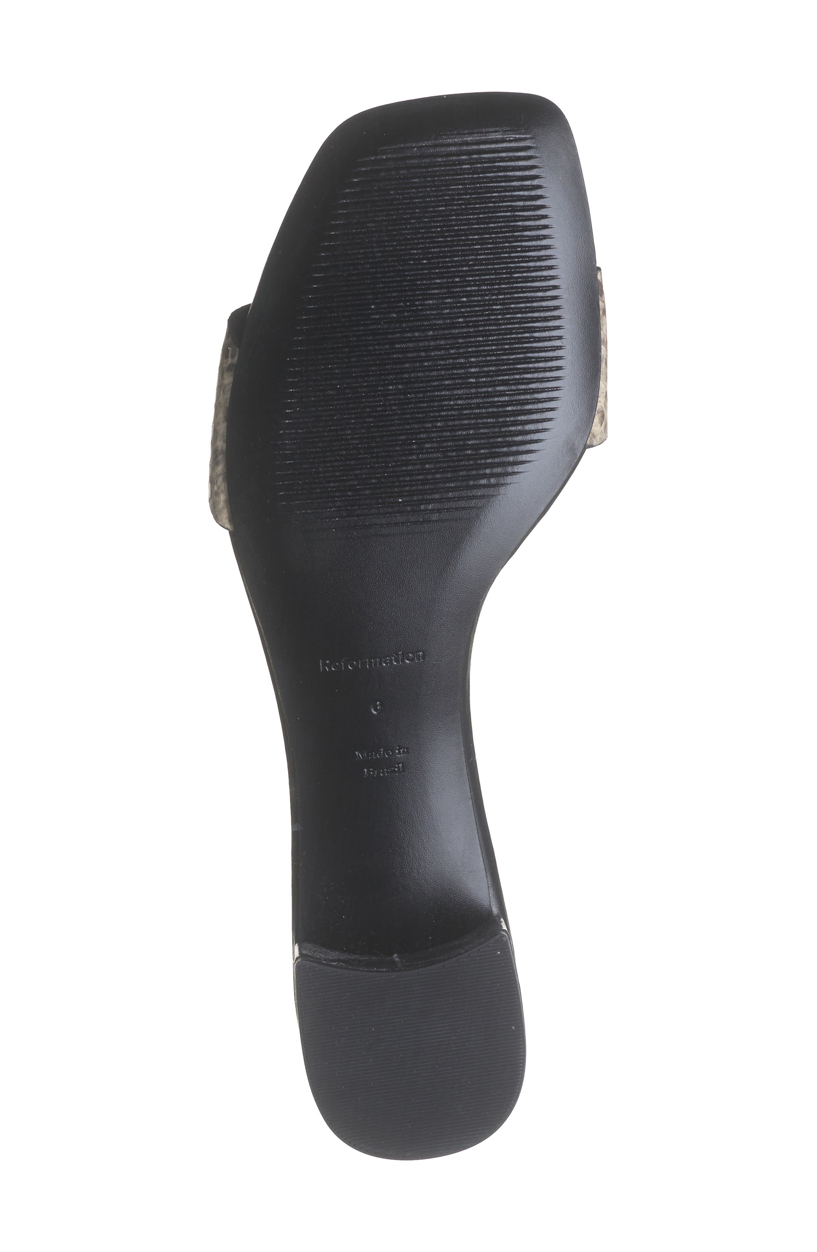 Reformation Mandy Minimal Block Heel Sandal, Alternate, color, 