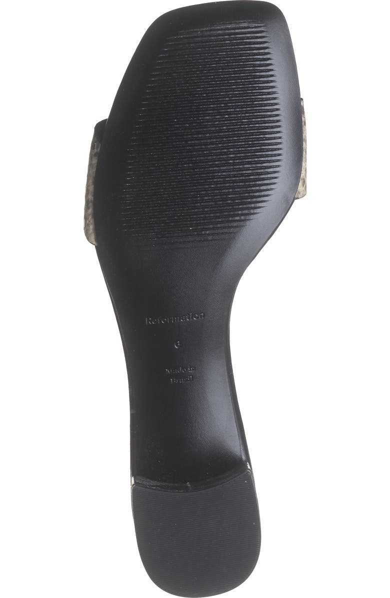 Reformation Mandy Minimal Block Heel Sandal, Alternate, color,