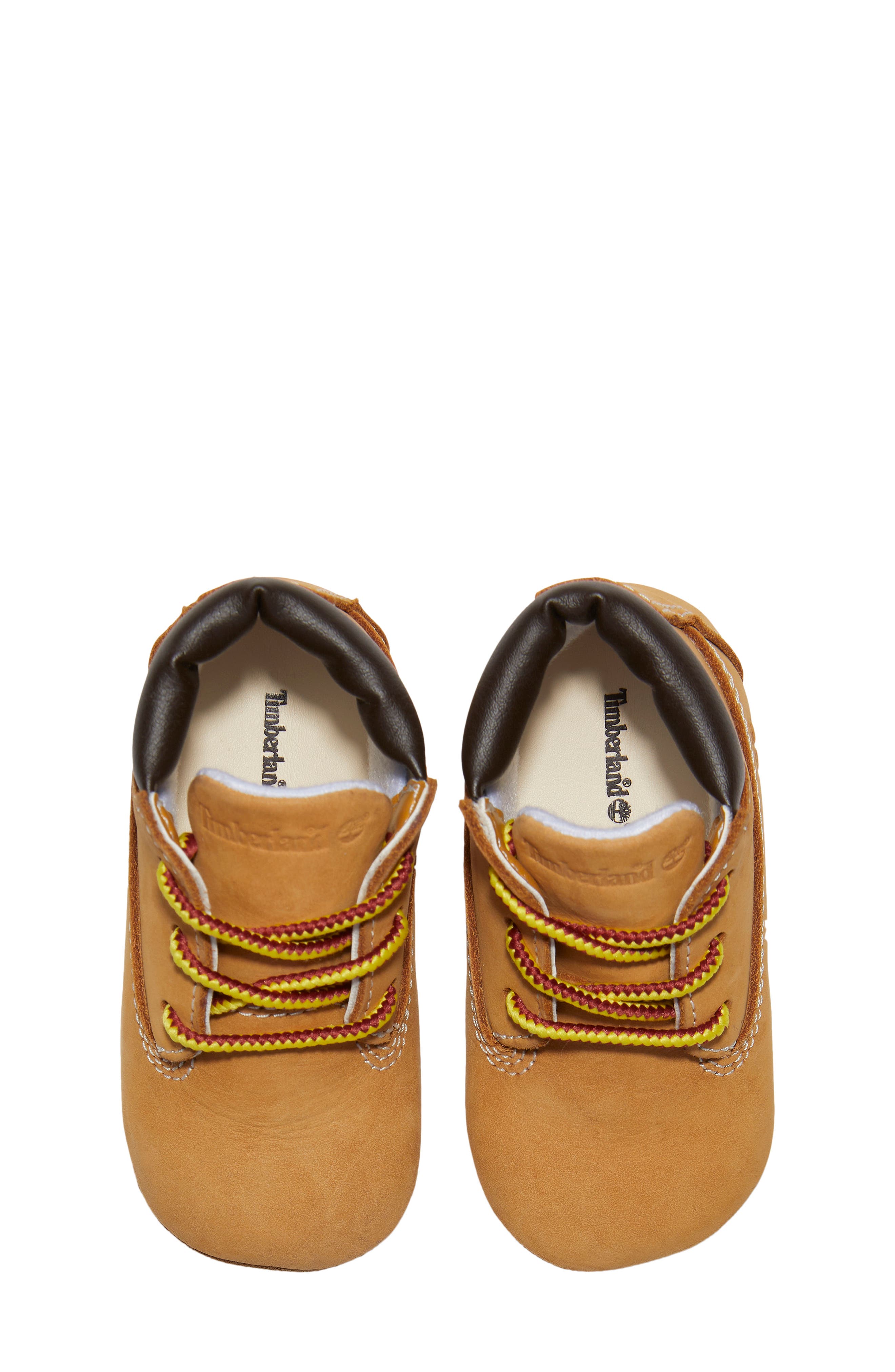 Crib Bootie, Alternate, color, WHEAT NUBUCK