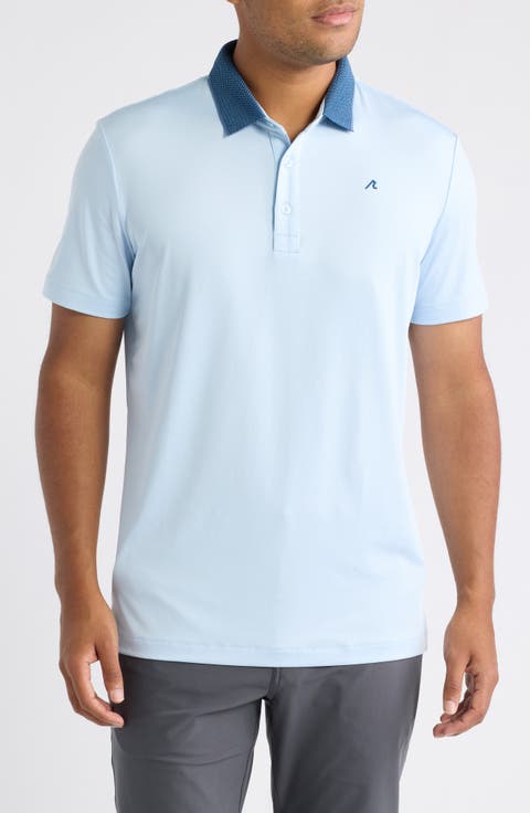 Darby Contrast Collar Performance Golf Polo