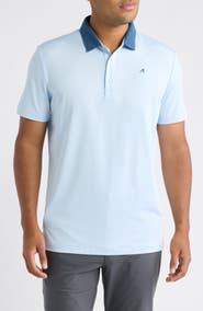 Redvanly Darby Contrast Collar Performance Golf Polo