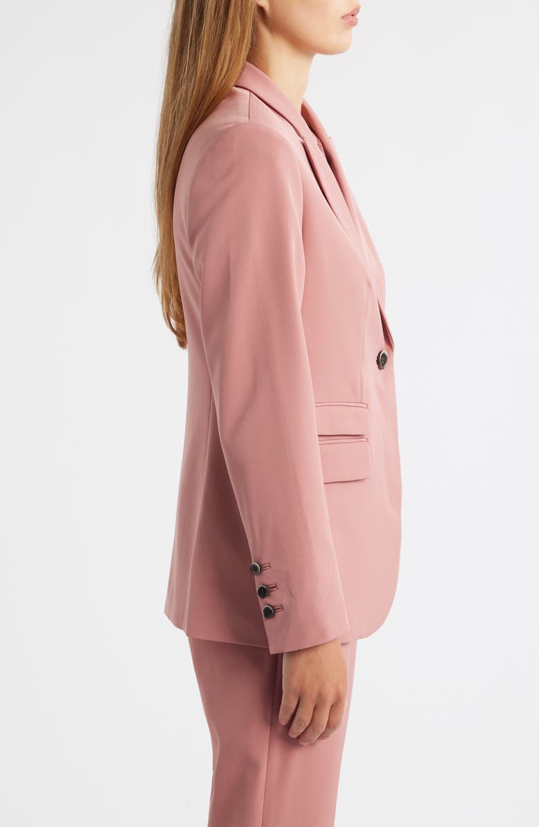 Anne Klein Stacked Pocket One-Button Blazer, Alternate, color,