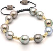 Armenta Tahitian Pearl Beaded Slider Bracelet