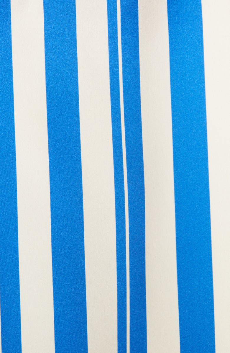 Loewe Stripe Silk Tunic Shirt, Alternate, color, 