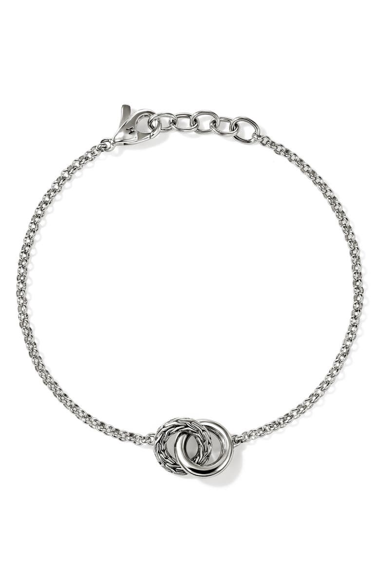 John Hardy Essentials Linked Bracelet, Main, color, 