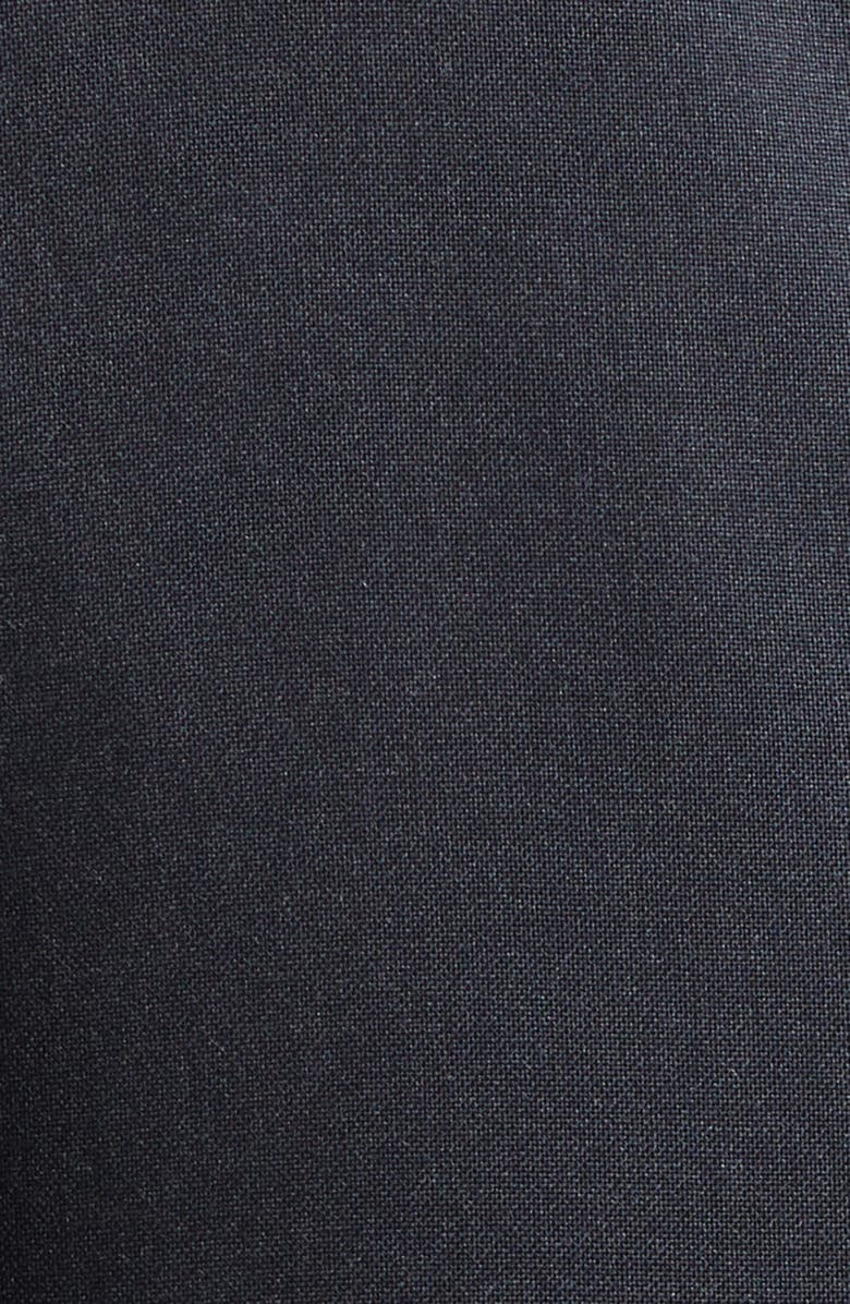 J. Mueser Double Breasted Virgin Wool Hopsack Blazer, Alternate, color, Navy