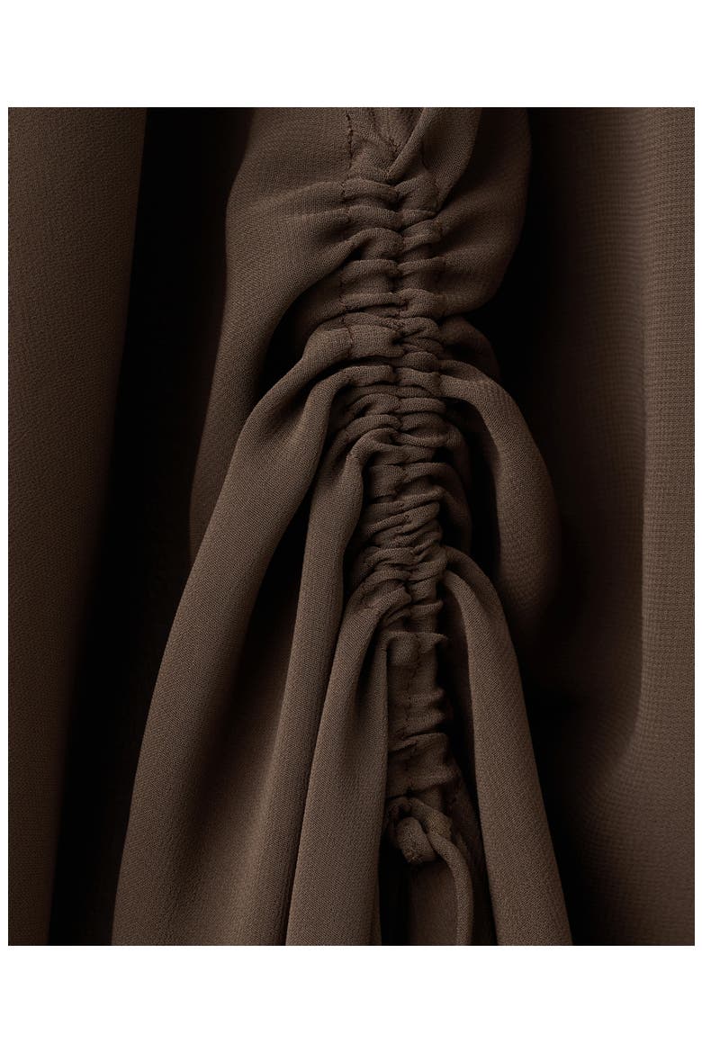 Ruched Caftan, Alternate, color, BROWN