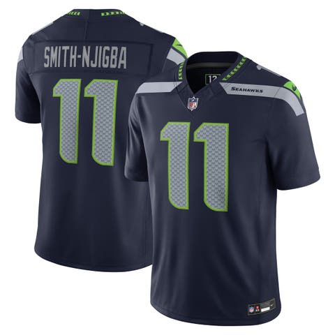 Men's Nike Jaxon Smith-Njigba College Navy Seattle Seahawks Team Vapor F.U.S.E. Stitched Limited Jersey