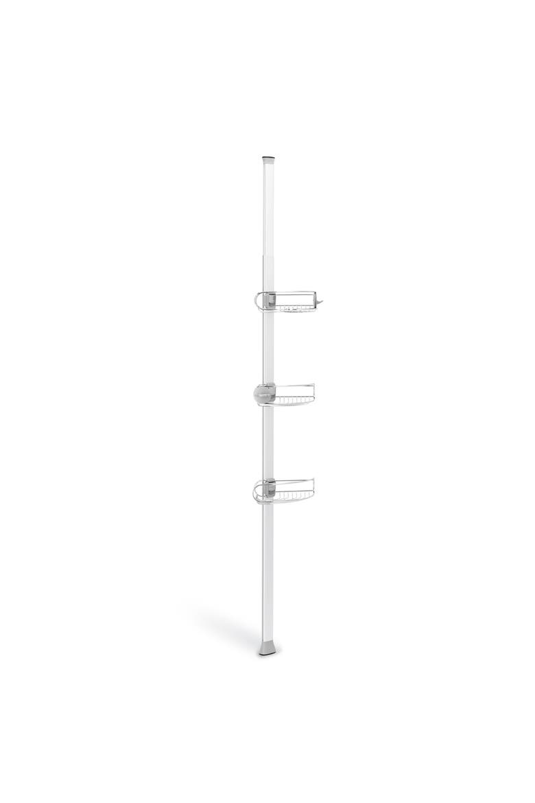 tension caddy, extends 5 ft. to 8 ft., Alternate, color, Grey