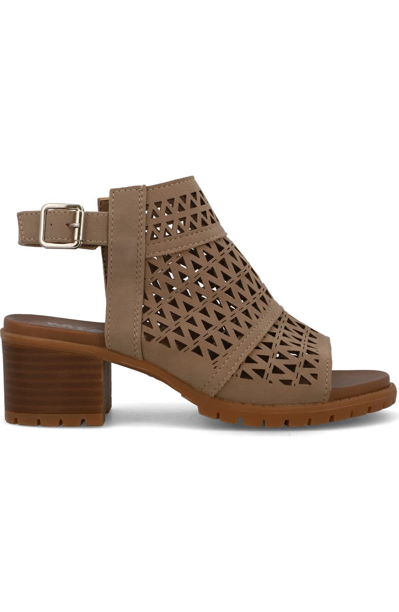 MIA Kids' Mollee Block Heel Sandal, Alternate, color, Stone