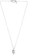 AllSaints Leor Dog Tag Pendant Necklace