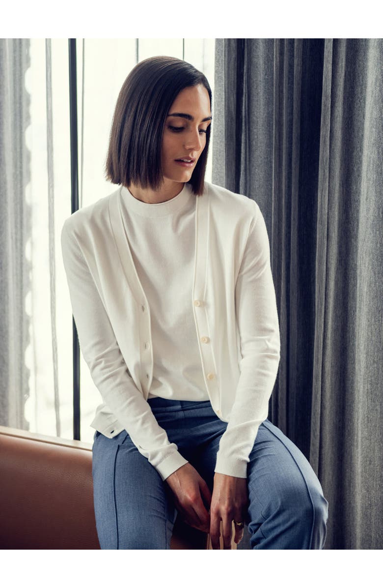 Ministry of Supply Women's Atlas Air Button-Front Cardigan, Alternate, color, 