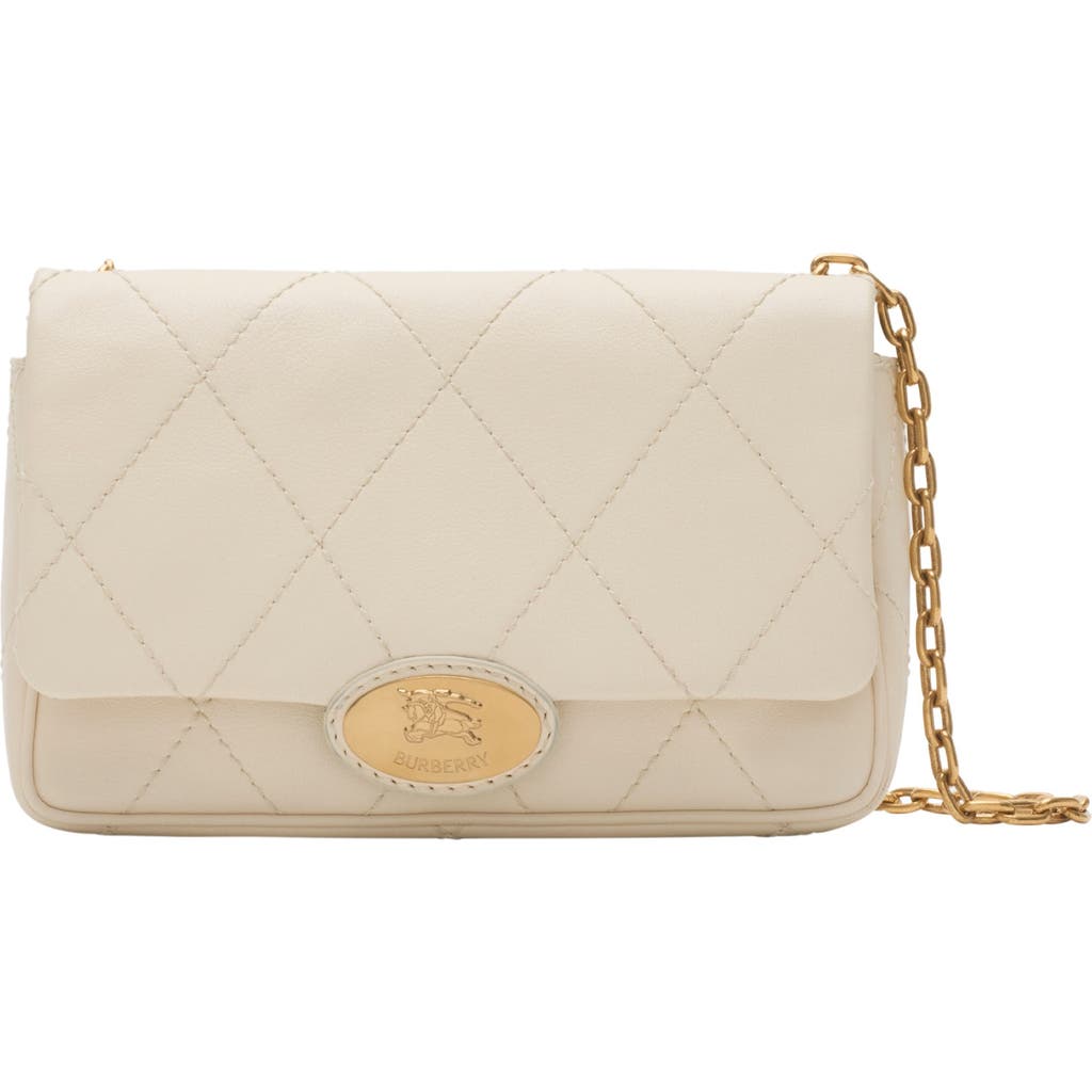 Burberry Strand Quilted Leather Clutch Bag