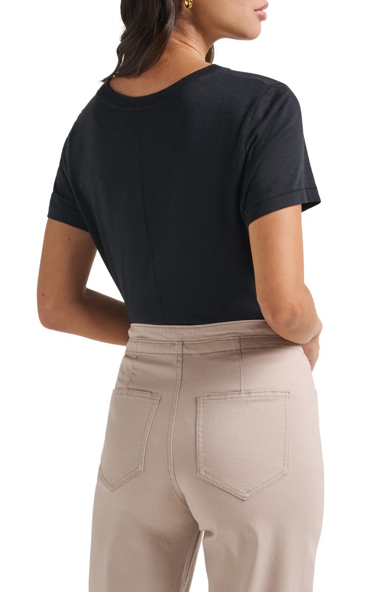 TravisMathew Cloud Crewneck T-Shirt, Alternate, color, Black