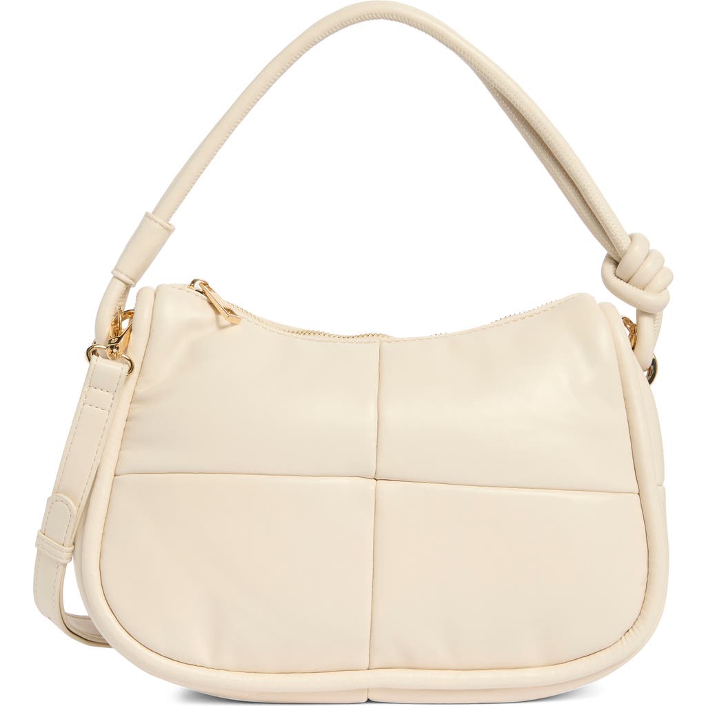 Urban Expressions Handbags Quilted Shoulder Bag In Sand