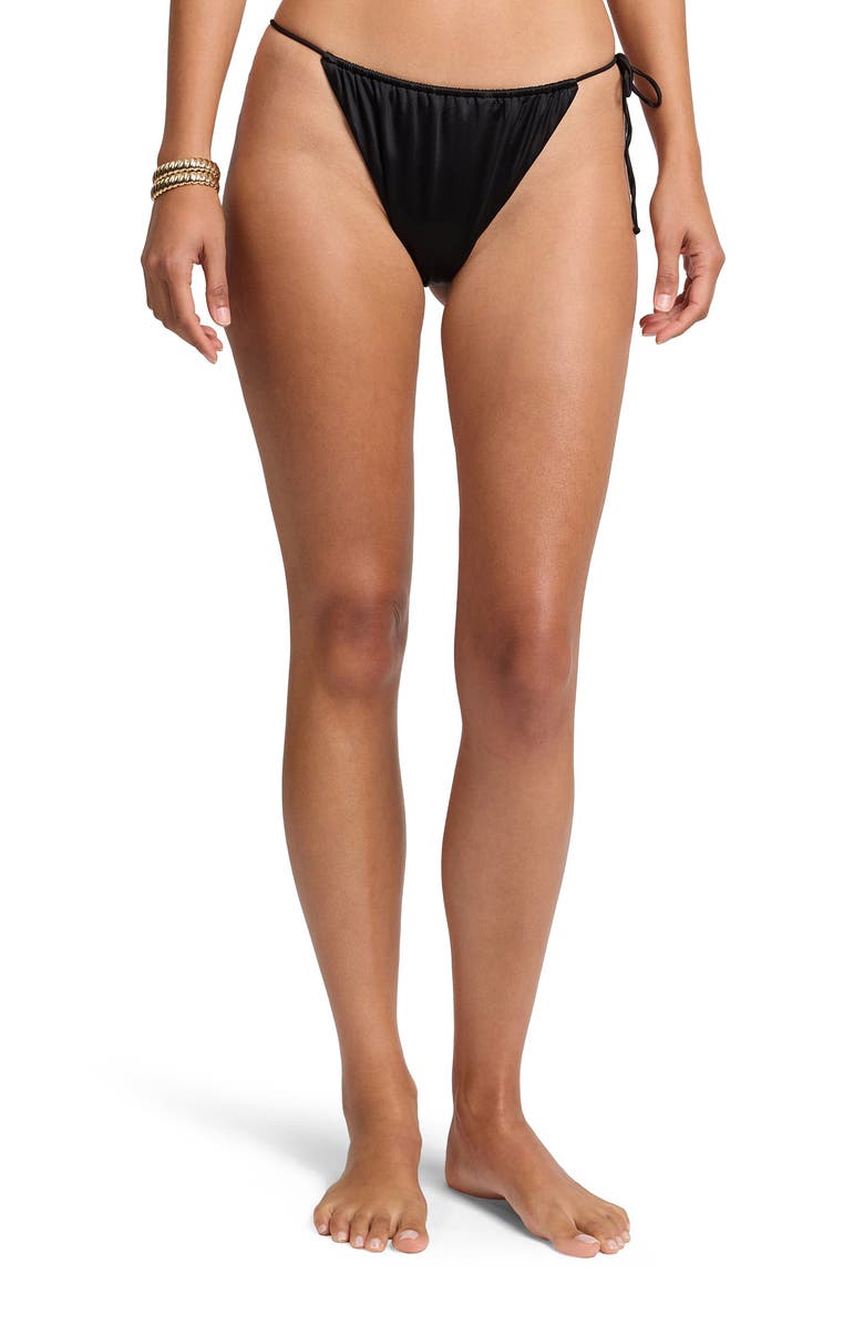 Onia Martine Bikini Bottom, Alternate, color, Black