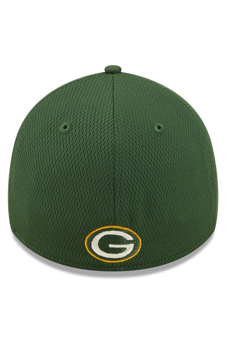 Men's New Era Green Green Bay Packers 2022 Sideline 39THIRTY Coaches Flex Hat, Alternate, color, Green