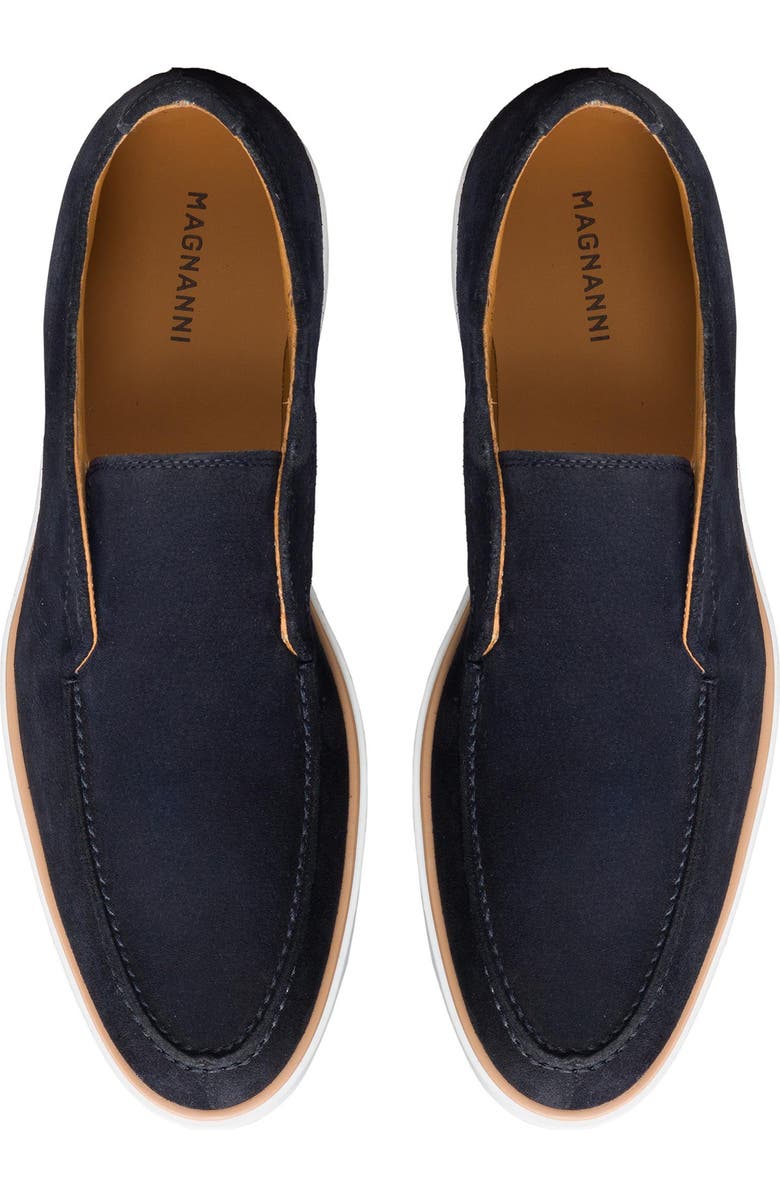 Magnanni Loda Desert Boot, Alternate, color, Navy/ White