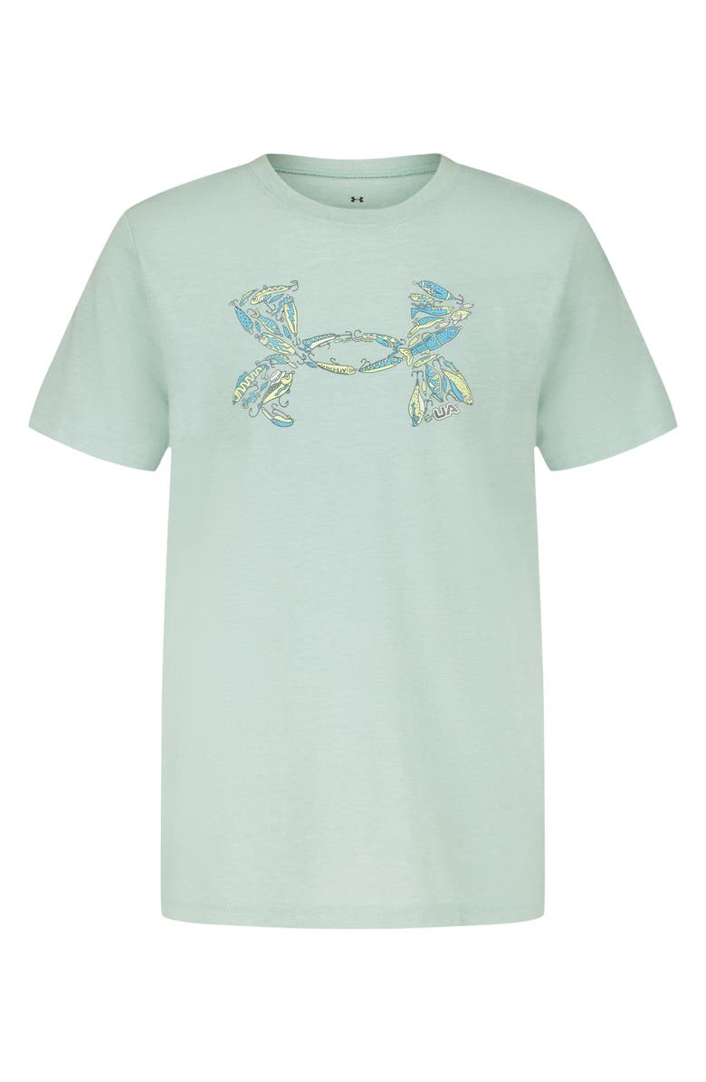 Under Armour Kids' Lure Logo Graphic T-Shirt, Main, color, Enamel Blue