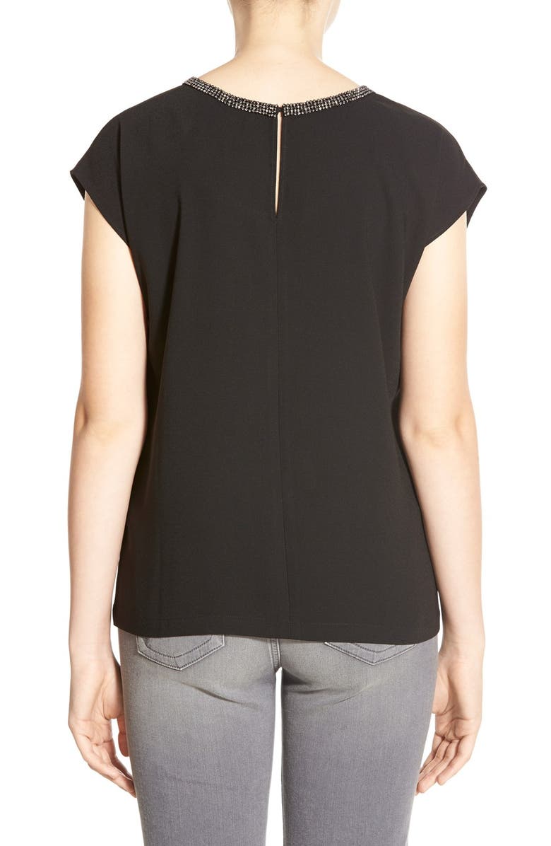 Halogen<sup>®</sup> Jewel Neck Blouse, Alternate, color, 