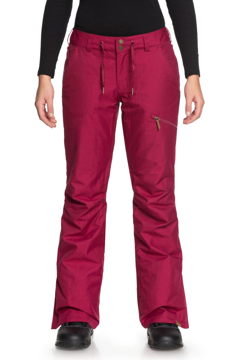 Nadia Snow Pants, Main, color, BEET RED