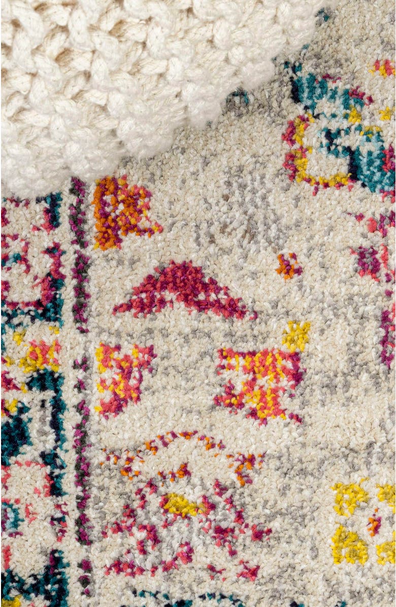 JONATHAN Y Modern Persian Boho Floral Area Rug, Alternate, color, Beige/Multi