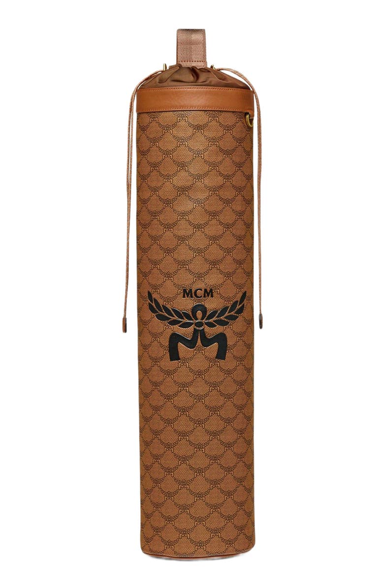 MCM Ottomar Yoga Mat Holder in Lauretos, Main, color, Cognac