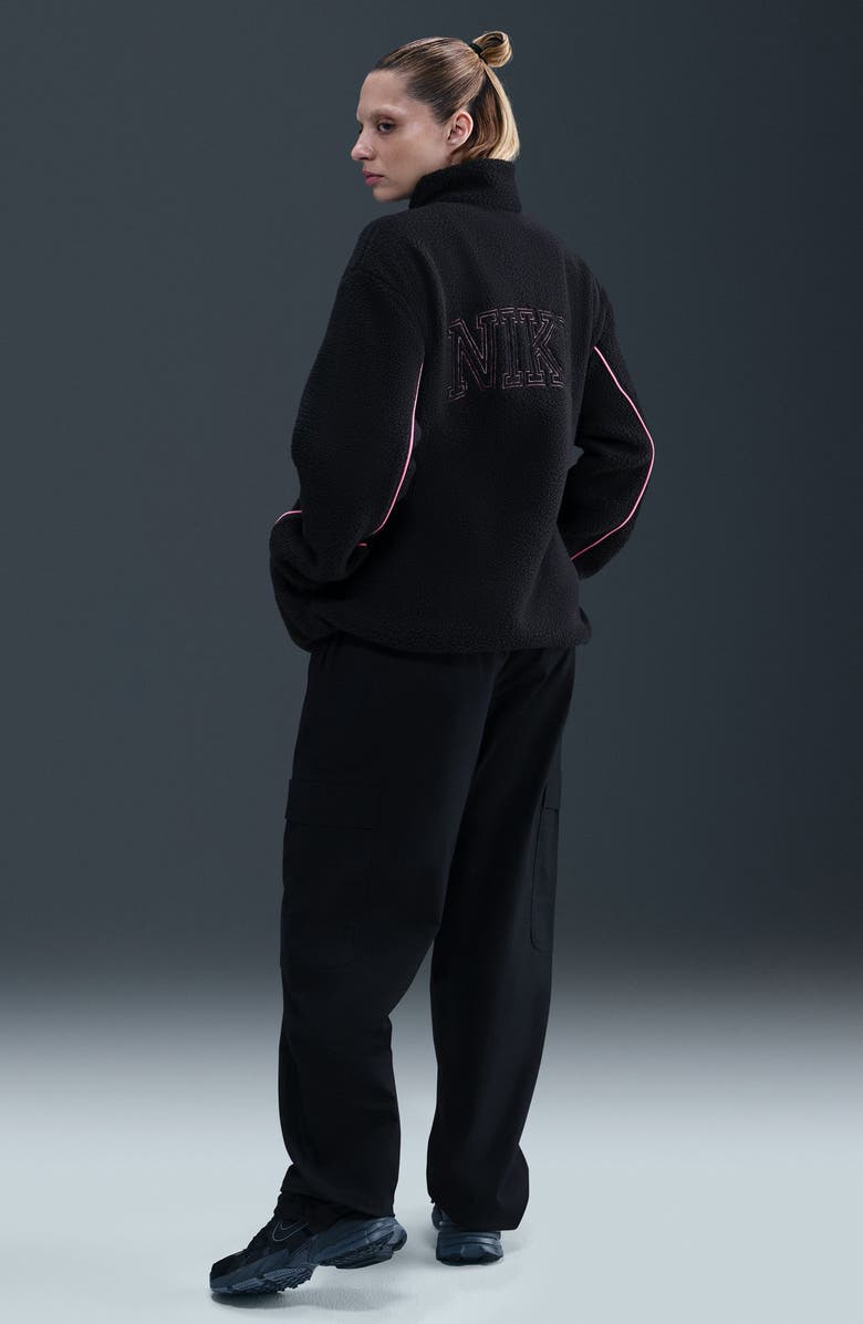 Nike Sportswear Textured Fleece Graphic Zip-Up Jacket, Alternate, color,