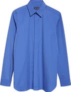 TOM FORD Cotton Poplin Button-Up Shirt