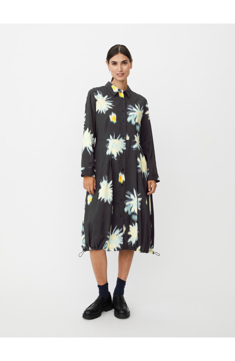 Masai Copenhagen Norivelle Long Sleeve Midi Dress, Main, color, Muted Lime