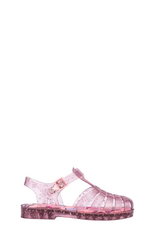 Melissa Kids' Possession Metallic Jelly Sandal In Pink