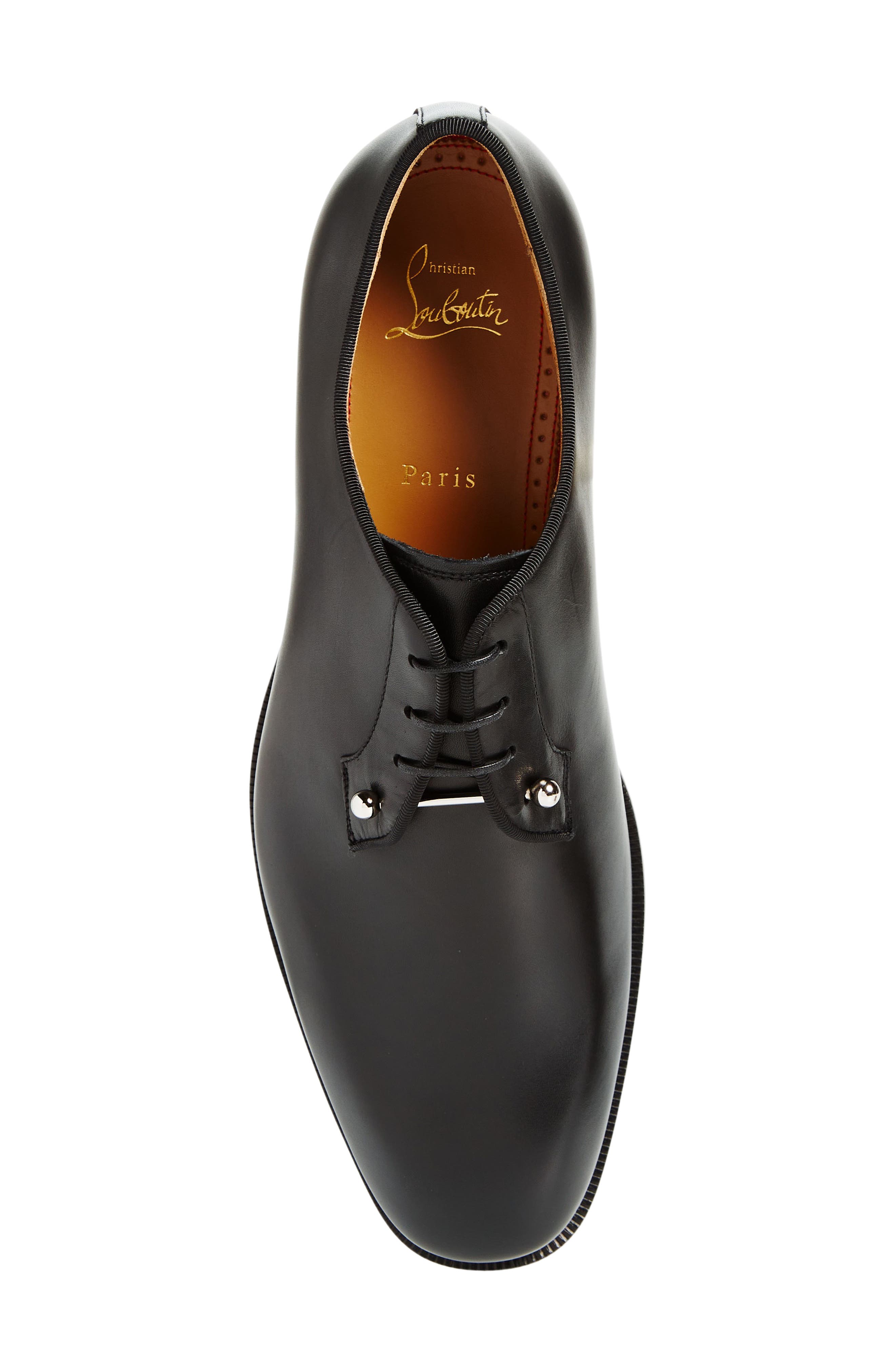 Christian Louboutin Chambeliss Derby, Alternate, color, Bk01 Black