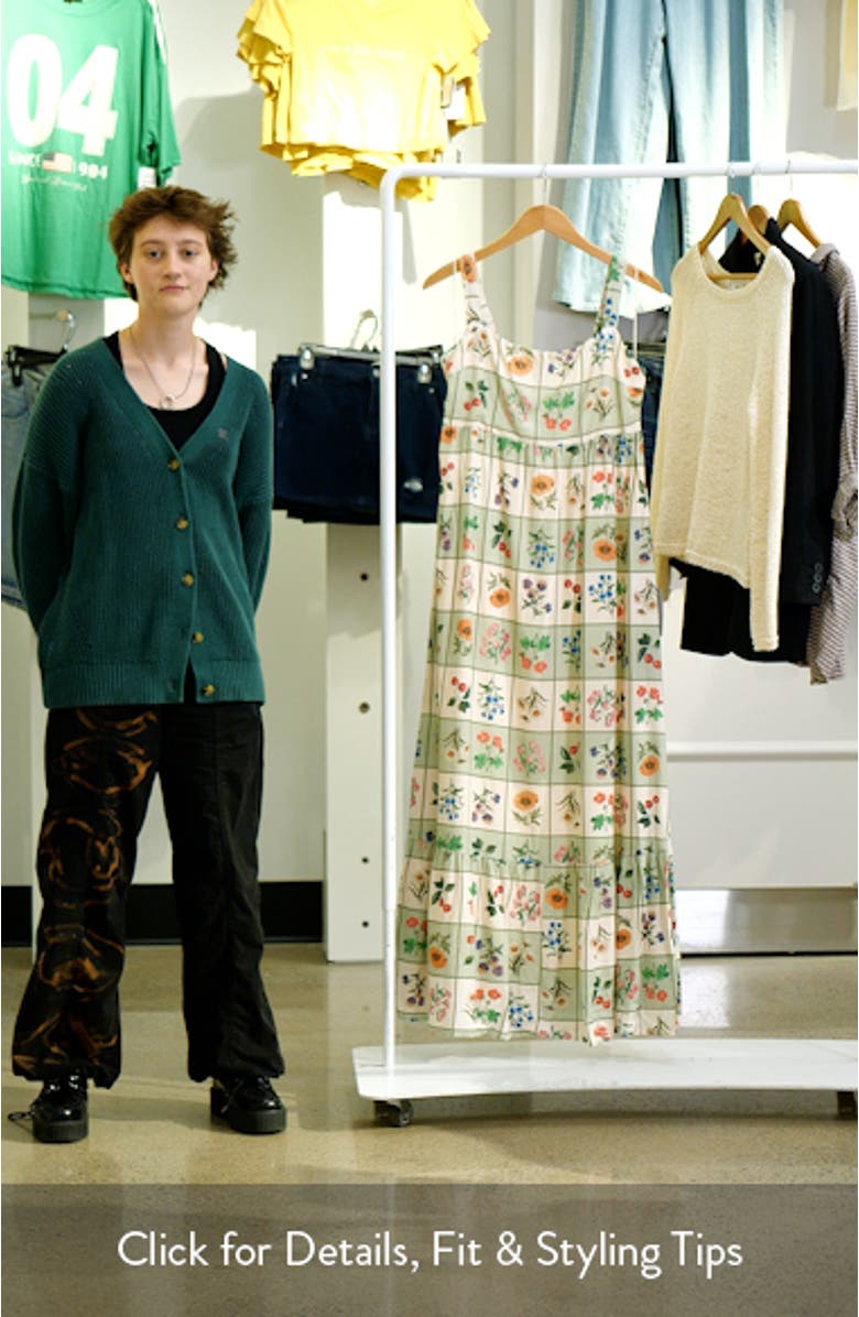 Reid Printed Maxi Sundress, sales video thumbnail