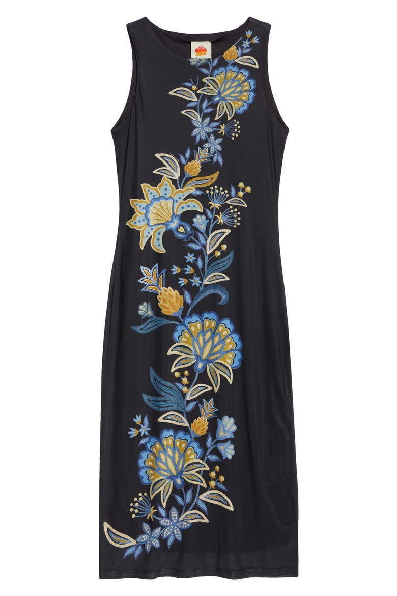 Endless Summer Sleeveless Midi Dress, Alternate, color, NAVY/ PLACEHOLDER