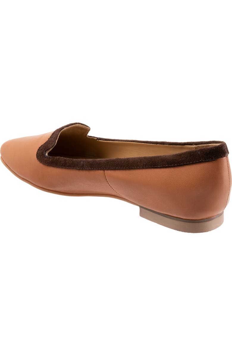 Trotters Hannah Pointed Toe Flat, Alternate, color, Luggage