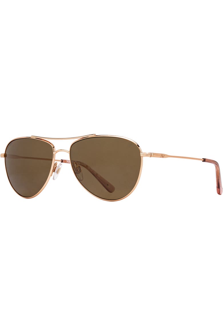 Margot 58mm Round Nylon Polarized, Main, color, Rose Gold - BNN-P