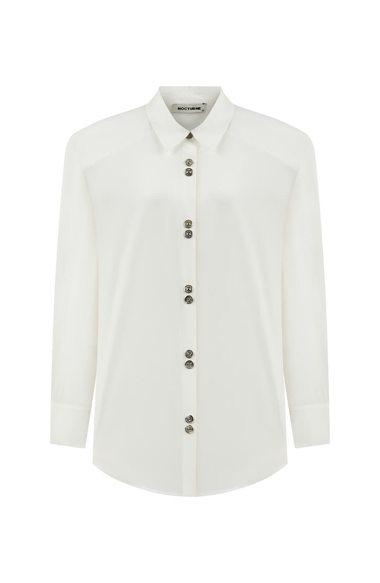Nocturne Long Sleeve Button- Up Shirt, Main, color,