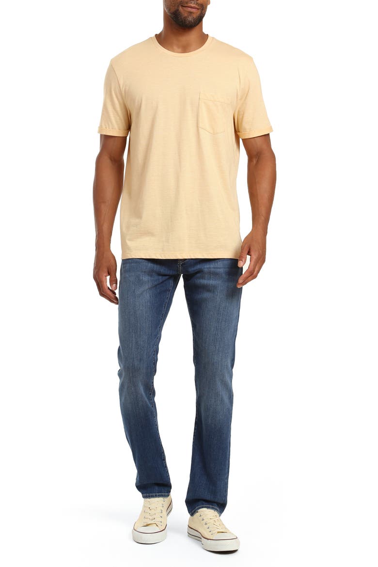 Jake Slim Fit Jeans, Alternate, color, INDIGO BRUSHED